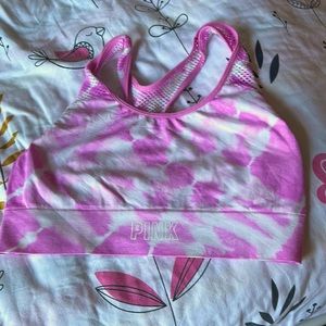 PINK sports bra, color pink, one bra